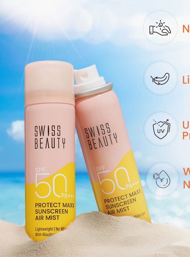 SWISS BEAUTY Protect Maxx Sunscreen Air Mist - 80ml