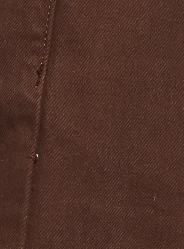 GINGER Solid Wide Leg Jeans
