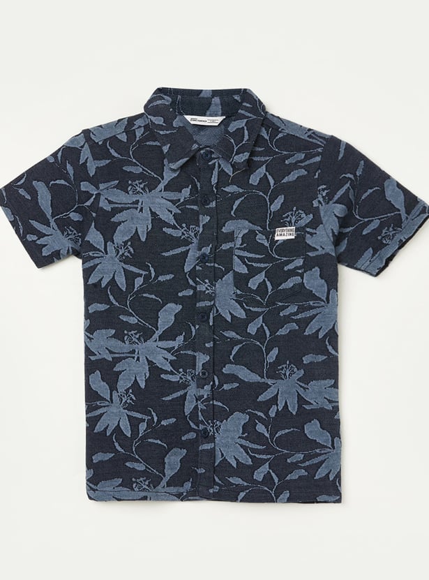 FAME FOREVER Boys Patterned Shirt