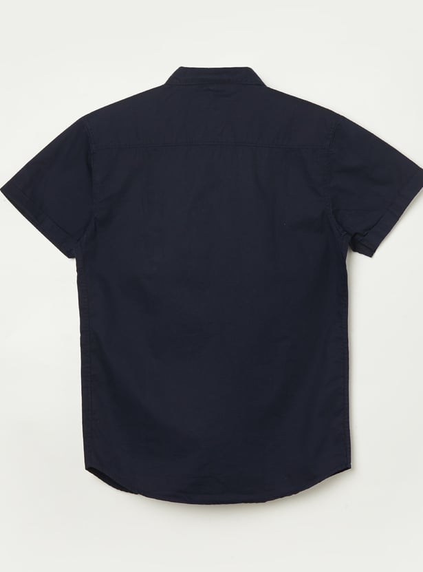RUFF KIDS Solid Short Sleeves Shirt