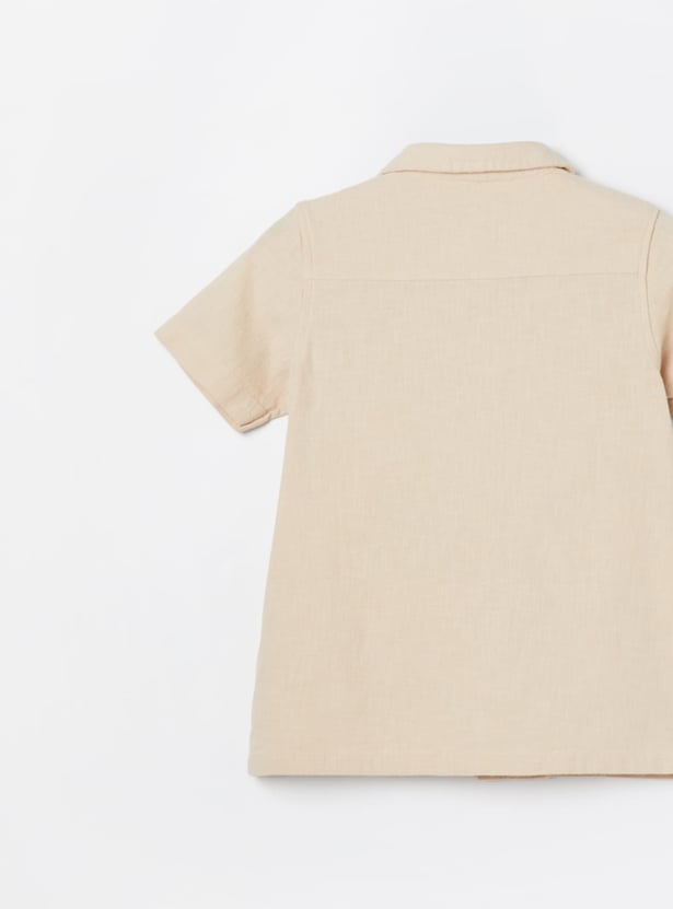 FAME FOREVER Boys Embroidered Shirt