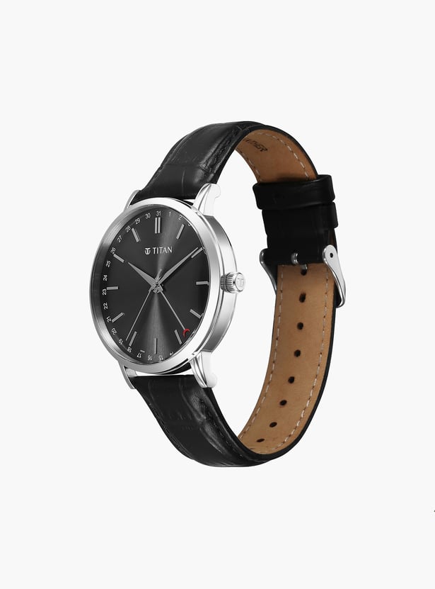 TITAN Elegance Analog Leather Strap Watch - 90202SL02