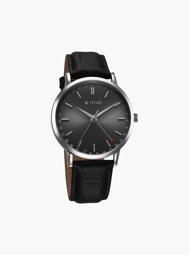 TITAN Elegance Analog Leather Strap Watch - 90202SL02