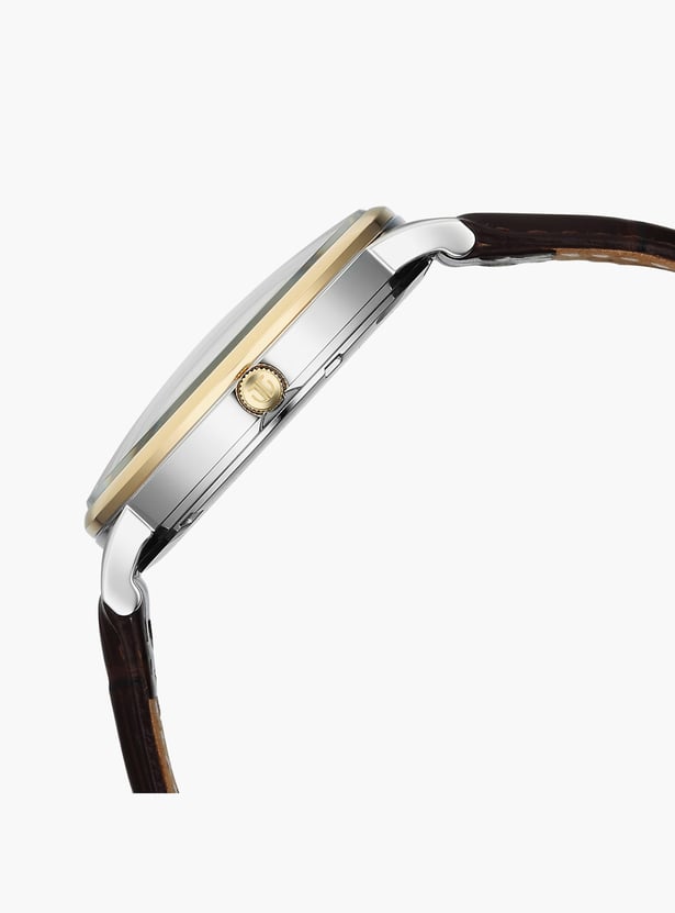 TITAN Elegance Analog Leather Strap Watch - 90203BL01