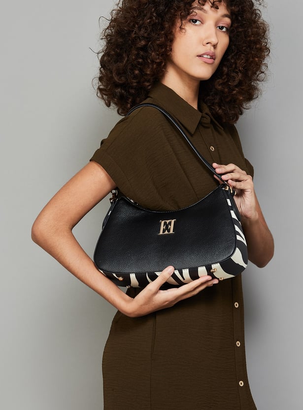 ELLE Animal Print Shoulder Bag