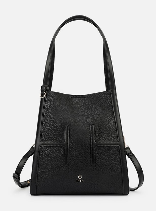 IRTH Textured Shoulder Bag