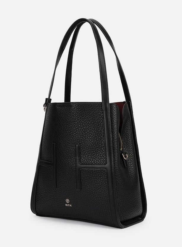 IRTH Textured Shoulder Bag