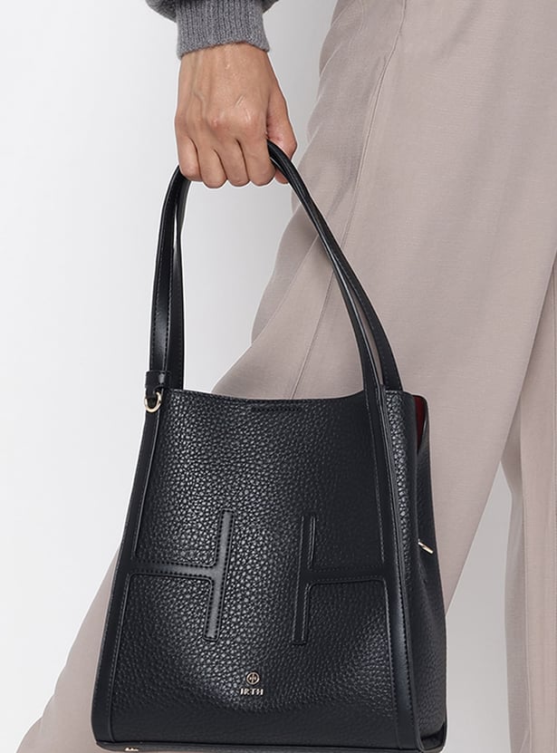 IRTH Textured Shoulder Bag