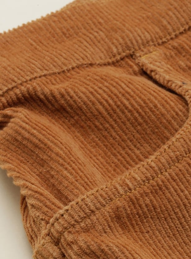 ALLEN SOLLY Boys Corduroy Straight Trousers