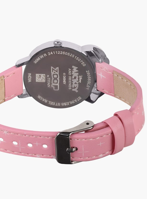 ZOOP Disney Minnie Mouse Analog Watch - 26056SL01