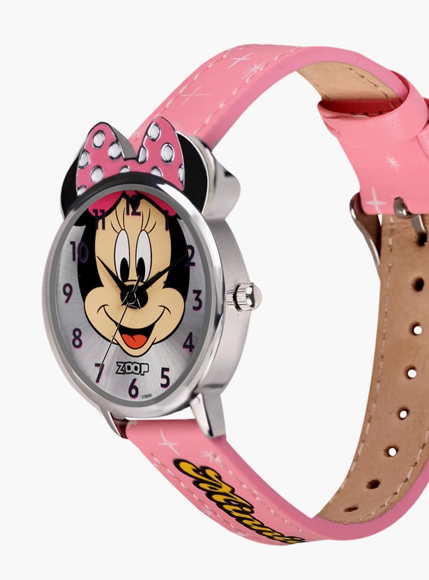 ZOOP Disney Minnie Mouse Analog Watch - 26056SL01