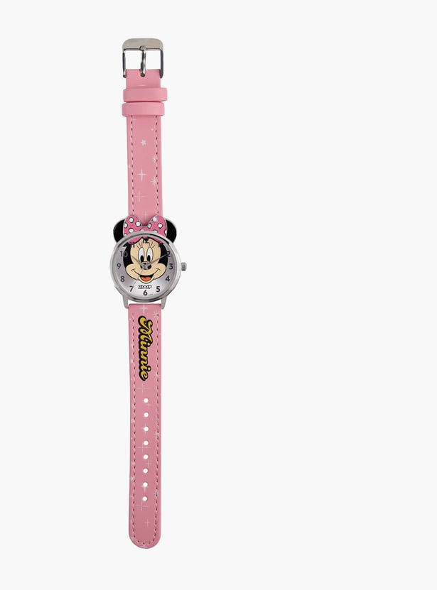 ZOOP Disney Minnie Mouse Analog Watch - 26056SL01