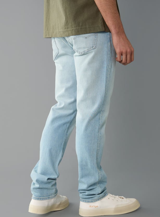 AMERICAN EAGLE Washed Slim Straight Jeans
