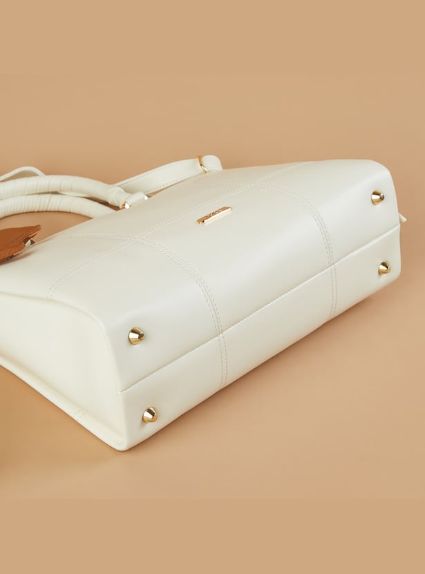 CODE Solid Handheld Bag with Dog Charm