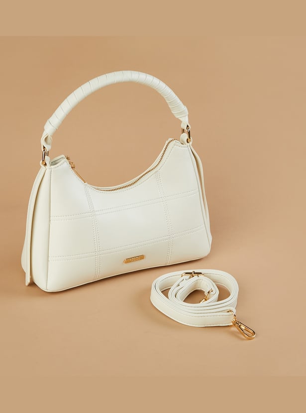 CODE Panelled Handheld Bag