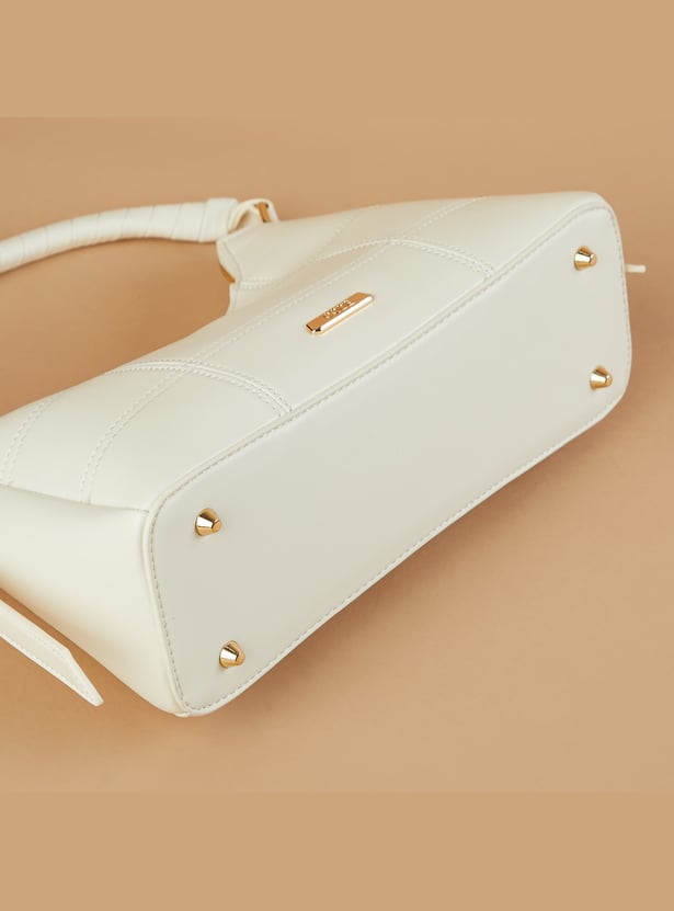CODE Panelled Handheld Bag