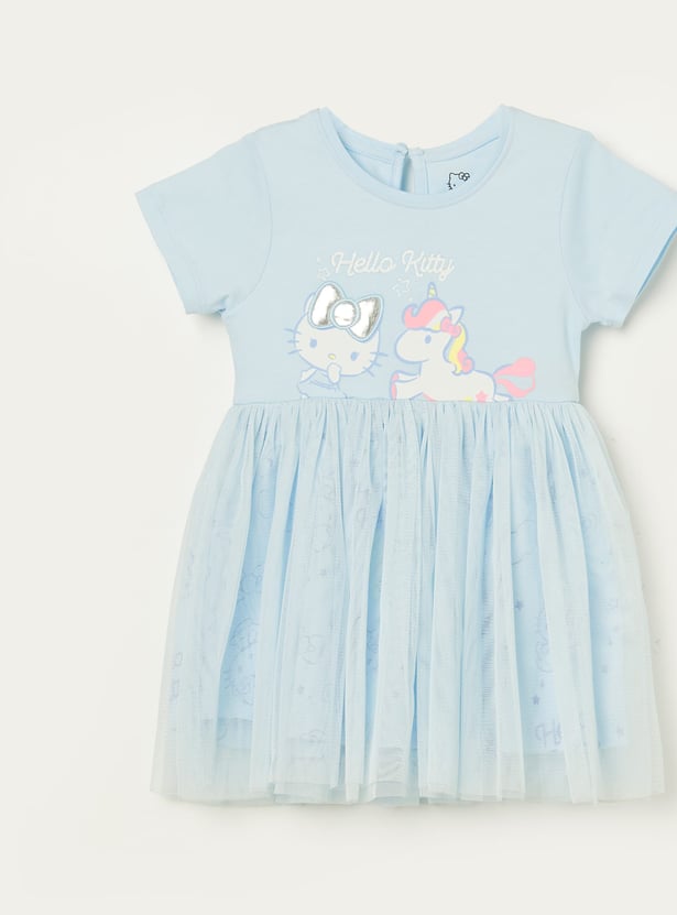 JUNIORS Girls Hello Kitty Tulle Dress