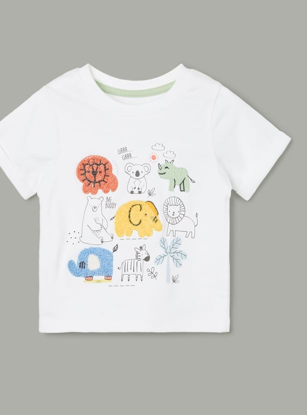 JUNIORS Boys Printed T-shirt with Joggers