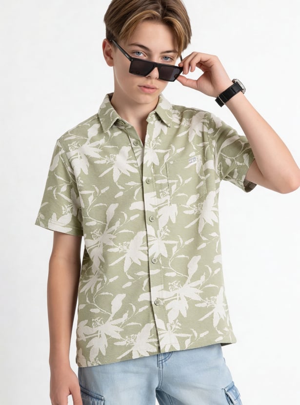 FAME FOREVER Boys Printed Shirt