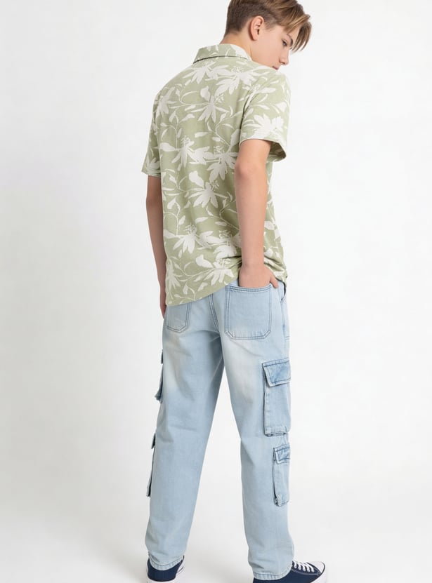 FAME FOREVER Boys Printed Shirt