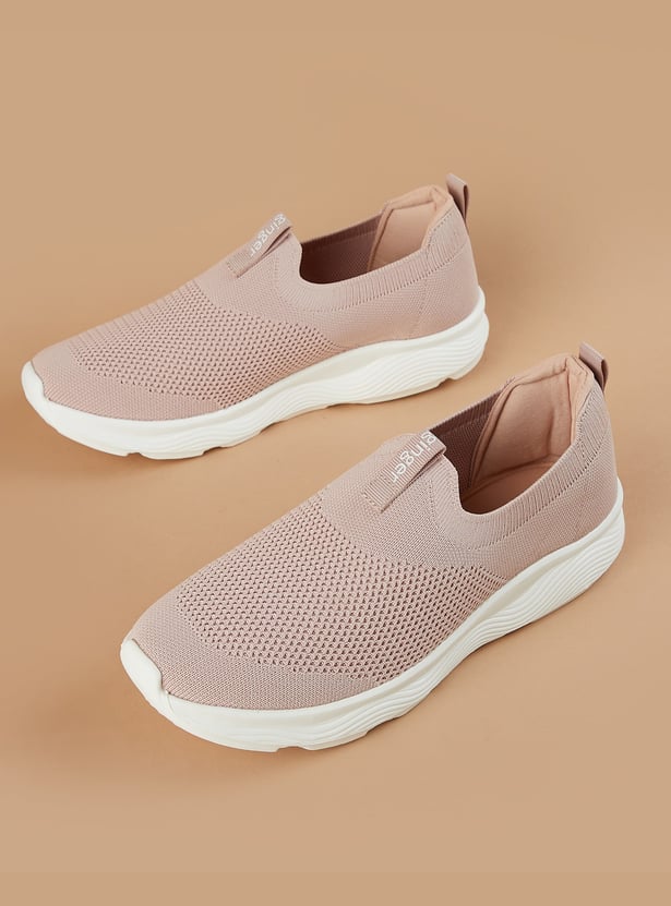 GINGER Knitted Slip-On Sneakers