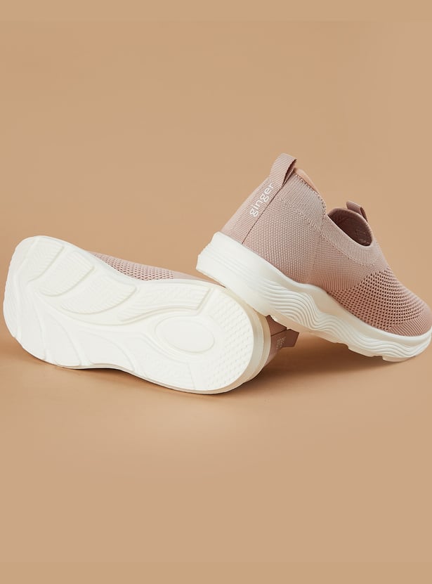 GINGER Knitted Slip-On Sneakers