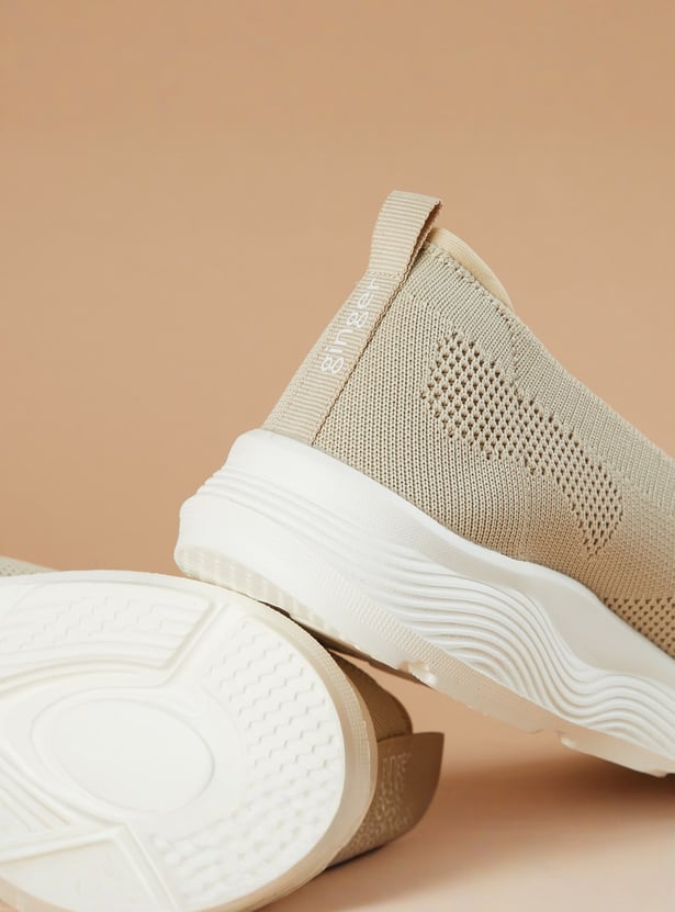 GINGER Knitted Slip-On Sneakers
