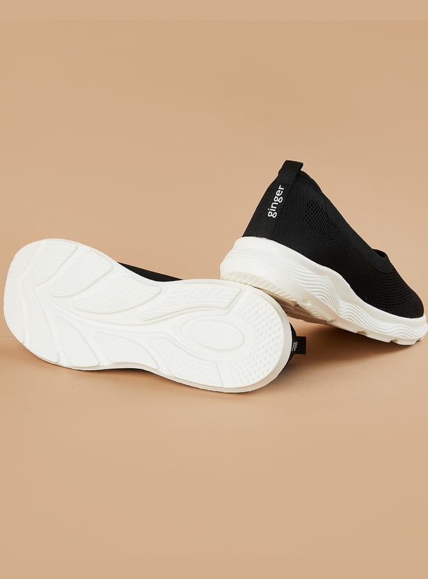 GINGER Knitted Slip-On Sneakers