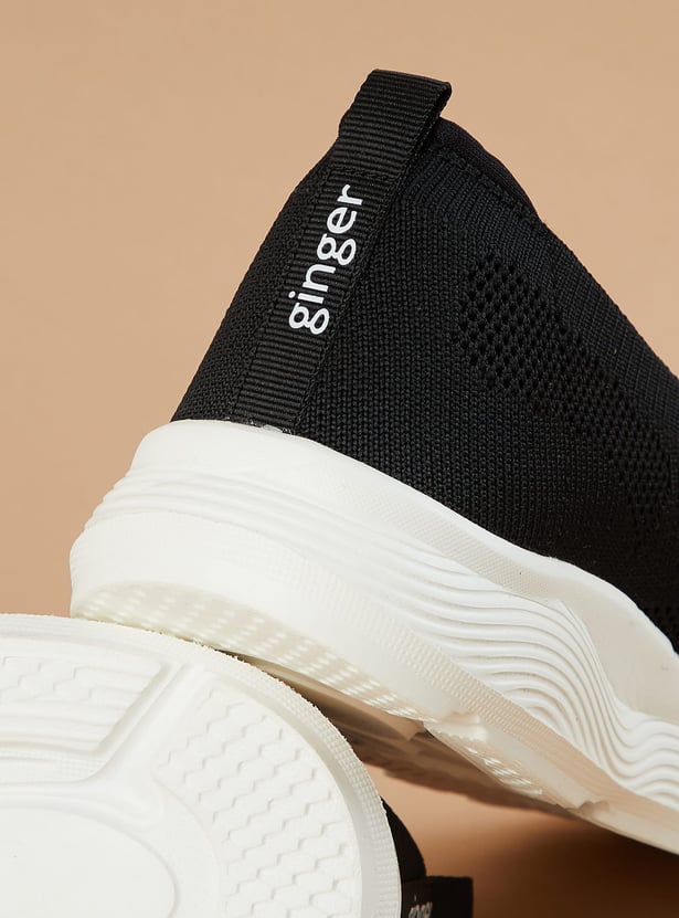 GINGER Knitted Slip-On Sneakers