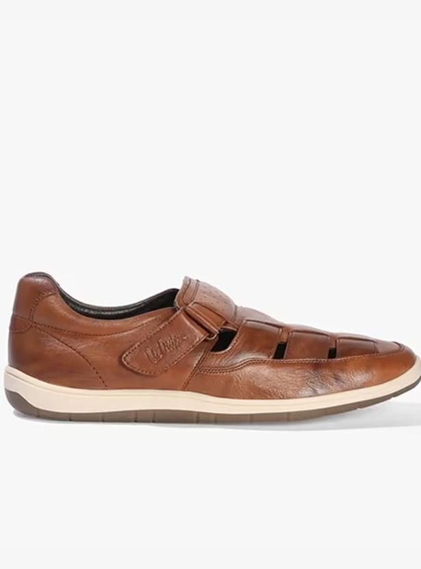 LEE COOPER Leather Fisherman Sandals
