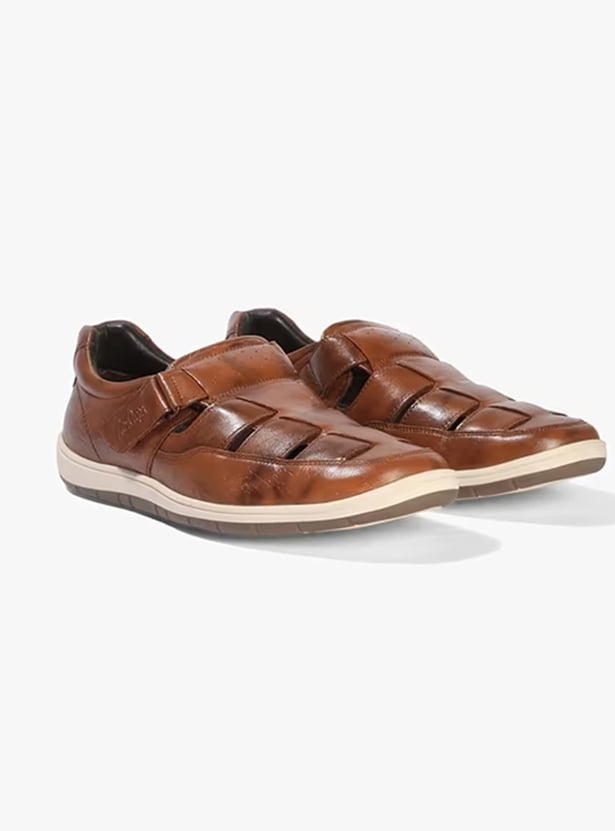 LEE COOPER Leather Fisherman Sandals