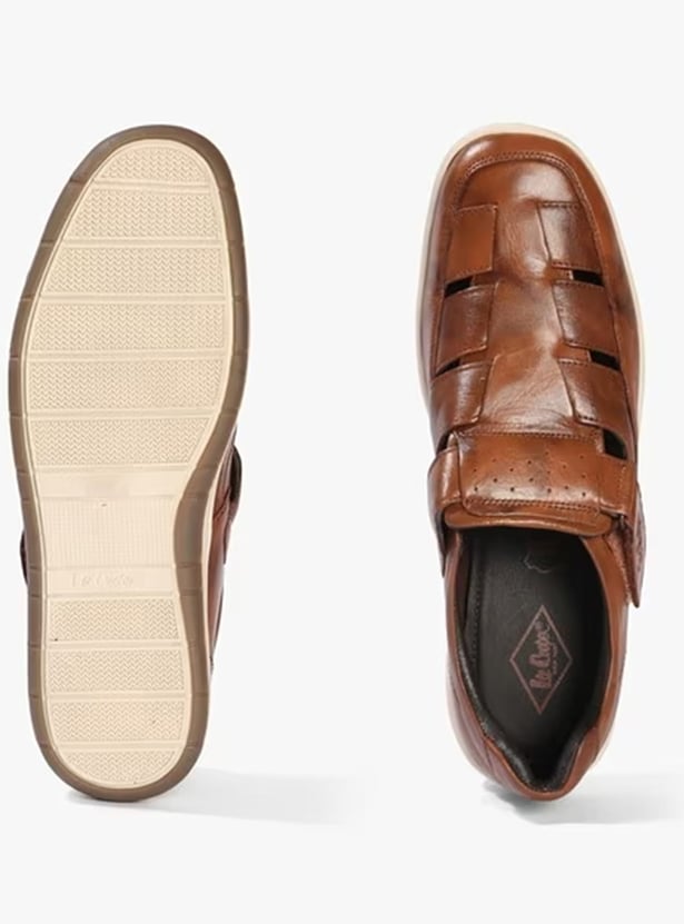 LEE COOPER Leather Fisherman Sandals