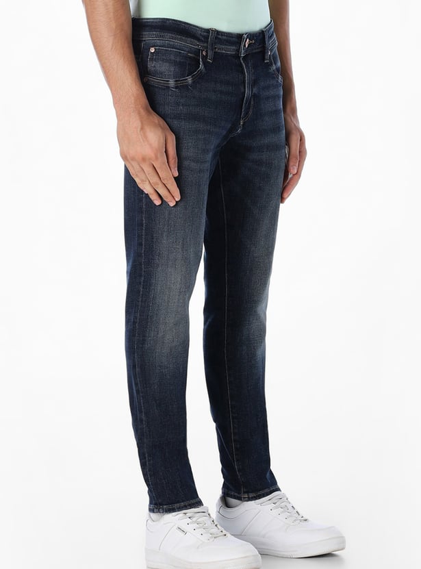 JACK & JONES Washed Slim Straight Jeans
