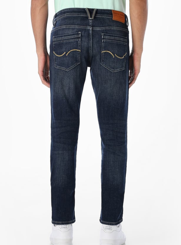 JACK & JONES Washed Slim Straight Jeans