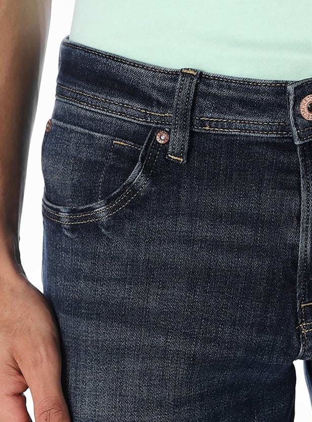 JACK & JONES Washed Slim Straight Jeans