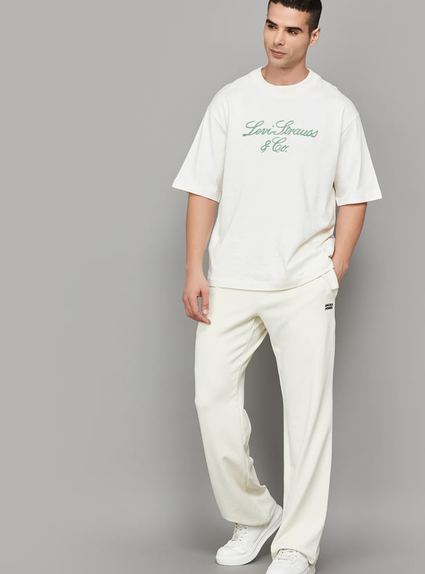 JACK & JONES Solid Straight Fit Track Pants