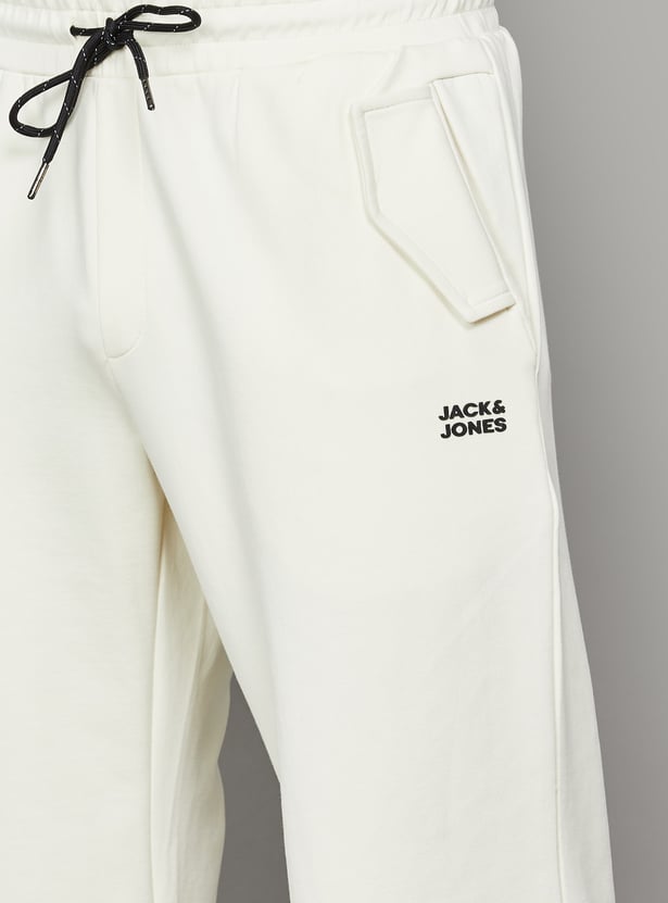 JACK & JONES Solid Straight Fit Track Pants