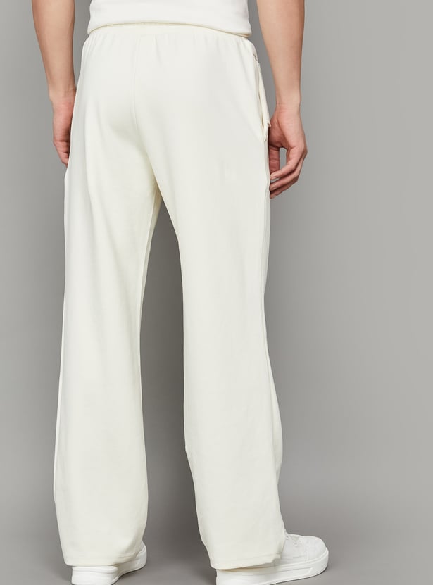 JACK & JONES Solid Straight Fit Track Pants
