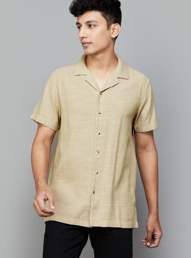 JACK & JONES Solid Regular Fit Shirt