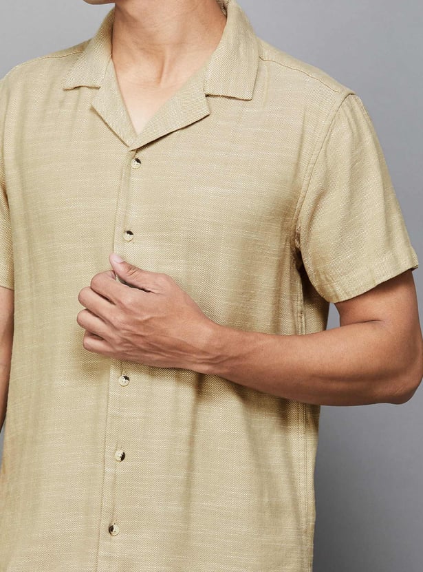 JACK & JONES Solid Regular Fit Shirt