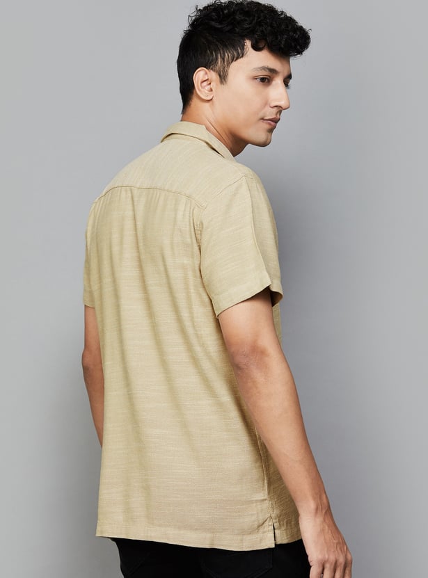 JACK & JONES Solid Regular Fit Shirt
