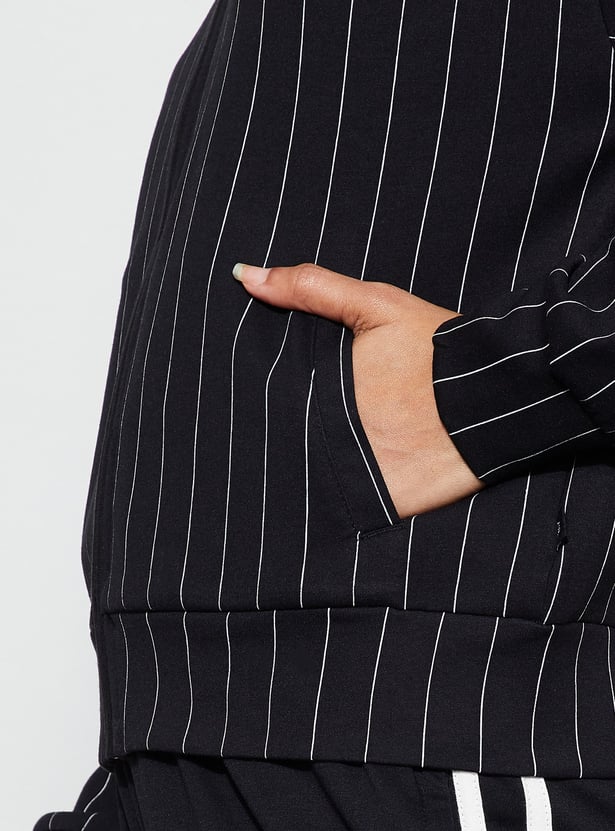 KAPPA Striped Mock Collar Jacket