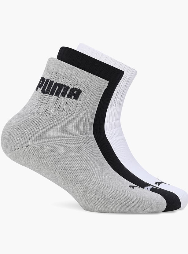PUMA Printed Crew Length Socks - Pack of 3