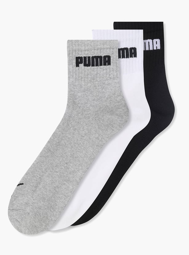 PUMA Printed Crew Length Socks - Pack of 3