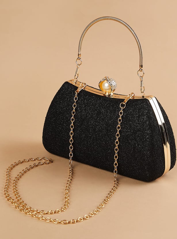 CODE Textured Box Clutch