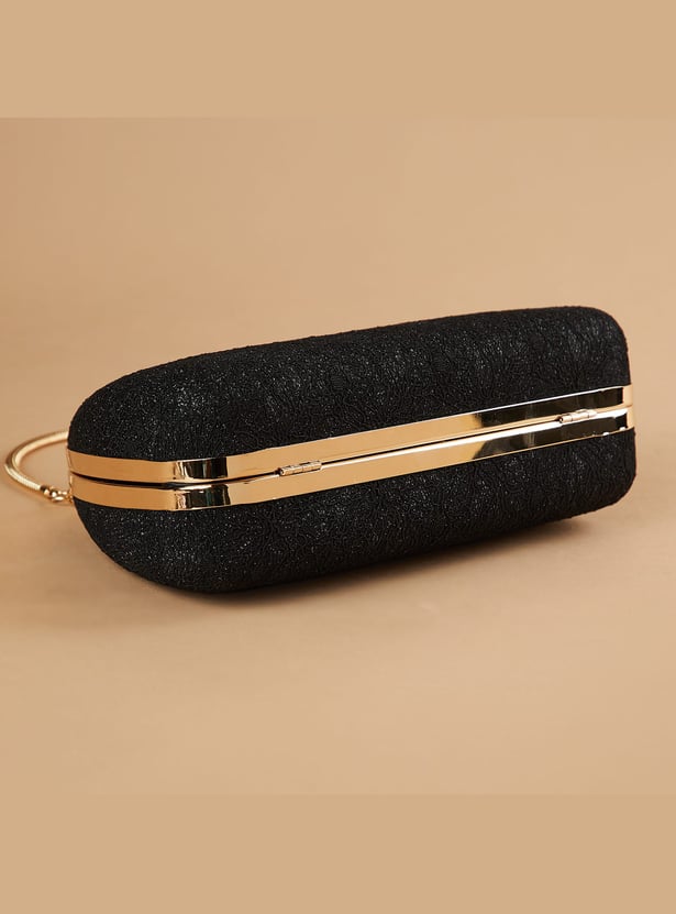 CODE Textured Box Clutch