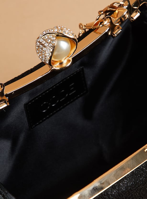 CODE Textured Box Clutch