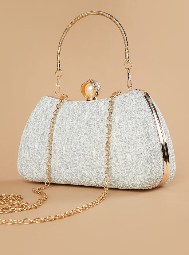 CODE Textured Box Clutch
