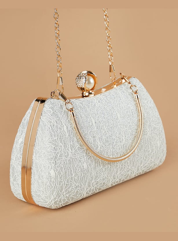 CODE Textured Box Clutch