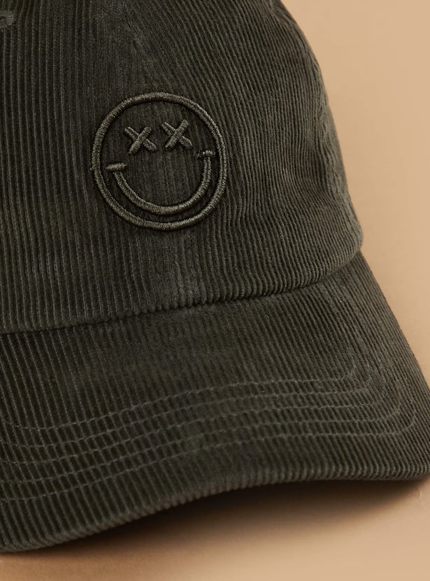 SW SMILEY Corduroy Baseball Cap
